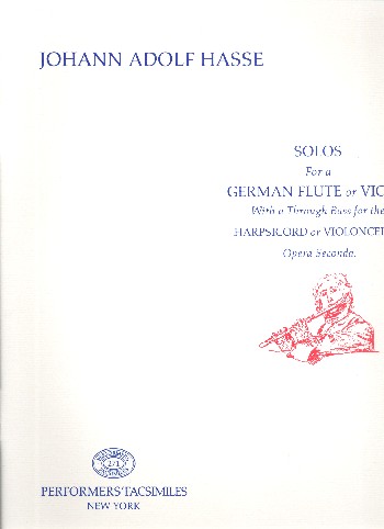 Solos op.2&nbsp;&nbsp;for a German flute (violin) and harpsicord (violoncello)&nbsp;&nbsp;score (facsimile)