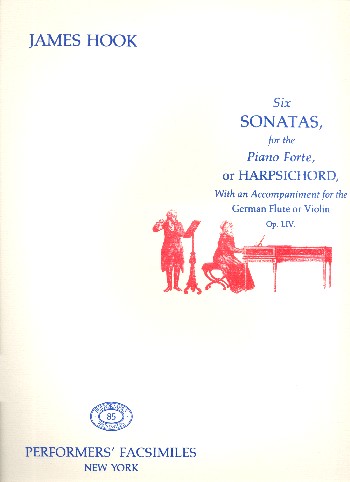 6 Sonatas op.54  for flute (violin) and pianoforte (harpsichord)  facsimile (score)
