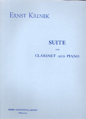 Suite for clarinet and piano    