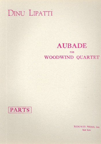 Aubade&nbsp;&nbsp;for flute, oboe, clarinet and bassoon&nbsp;&nbsp;parts
