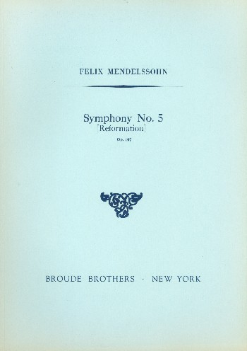 Symphony no.5 op.107&nbsp;&nbsp;for orchestra&nbsp;&nbsp;study score