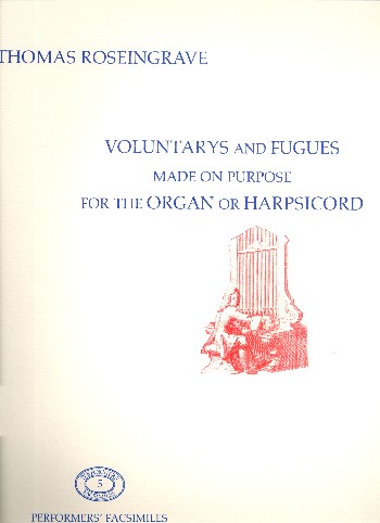 Voluntarys and Fugues  for organ (harpsichord)  