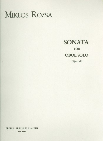 Sonate op.43  für Oboe  