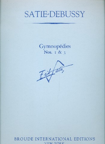 Gymnopédies no.1 and 3&nbsp;&nbsp;for orchestra&nbsp;&nbsp;score