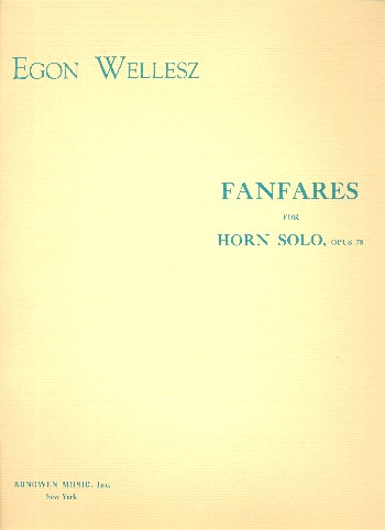 Fanfares op.78&nbsp;&nbsp;for horn&nbsp;&nbsp;