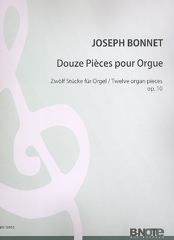 12 Pièces op.10  pour orgue  