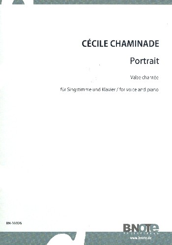Portrait&nbsp;&nbsp;für Gesang und Klavier&nbsp;&nbsp;Partitur (frz)