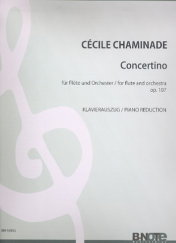 Concertino op.107 für Flöte und Orchester  für Flöte und klavier  