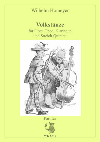 Homeyer, Wilhelm&nbsp;&nbsp;Volkstänze für Streicher&nbsp;&nbsp;