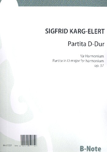 Partita D-Dur op.37&nbsp;&nbsp;für Harmonium&nbsp;&nbsp;