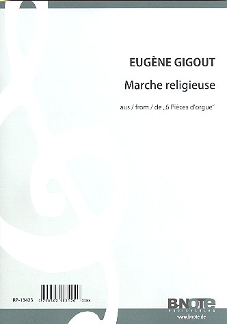 Marche réligieuse Es-Dur&nbsp;&nbsp;für Orgel&nbsp;&nbsp;