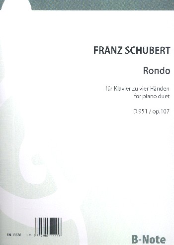 Rondo op.107 (D951)&nbsp;&nbsp;für Klavier zu 4 Händen&nbsp;&nbsp;