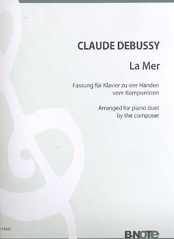 La Mer  für Klavier zu 4 Händen  