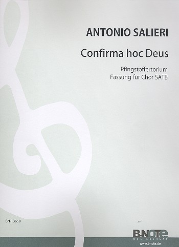 Confirma hoc deus  für gem Chor a cappella  Partitur