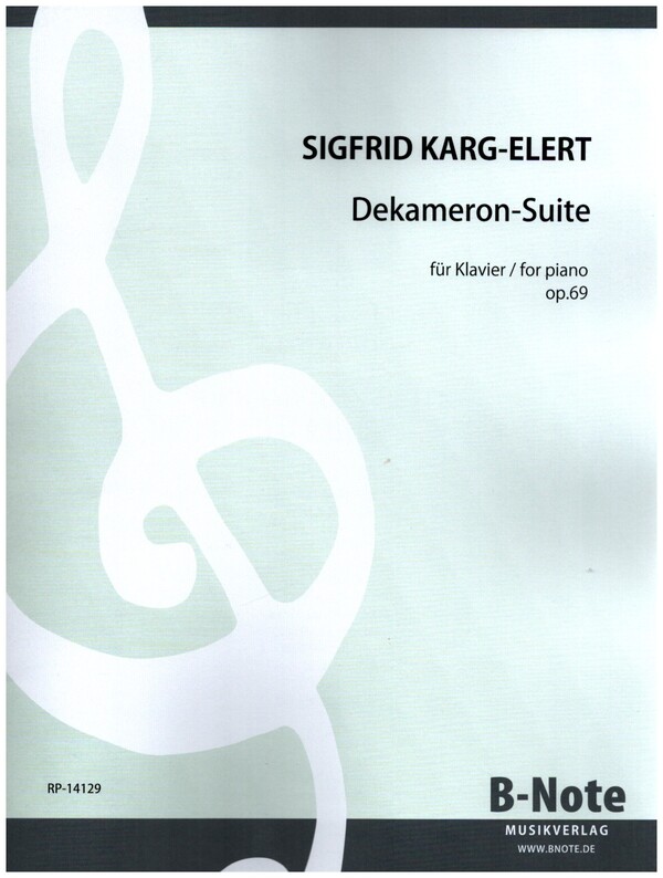 Dekameron-Suite op.69&nbsp;&nbsp;für Klavier&nbsp;&nbsp;
