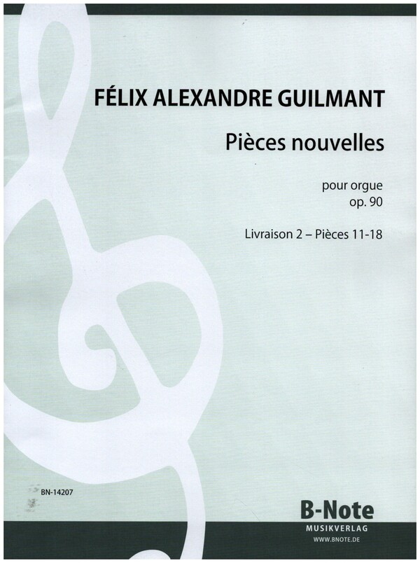 Pièces nouvelles op.90 vol.2 (nos.2-18)  pour orgue  Reprint