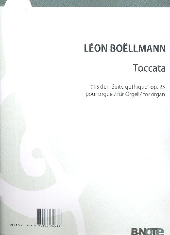 Toccata c-Moll op.25,4&nbsp;&nbsp;für Orgel&nbsp;&nbsp;