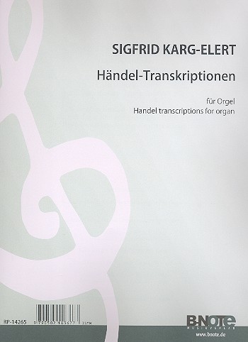 Händel-Transkriptionen&nbsp;&nbsp;für Orgel&nbsp;&nbsp;
