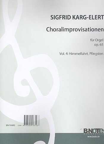 66 Choralimprovisationen op.65 Band 4  für Orgel  