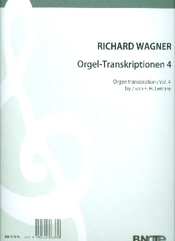 Transkriptionen Band 4&nbsp;&nbsp;für Orgel&nbsp;&nbsp;