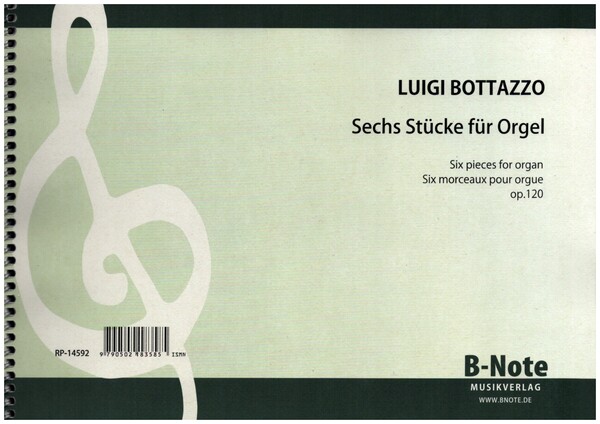 6 Stücke op.120  für Orgel  