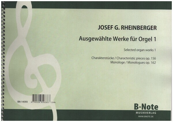 Ausgewählte Orgelwerke Band 1&nbsp;&nbsp;für Orgel&nbsp;&nbsp;