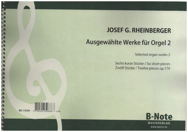 Ausgewählte Orgelwerke Band 2&nbsp;&nbsp;für Orgel&nbsp;&nbsp;