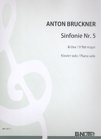 Sinfonie B-Dur Nr.5&nbsp;&nbsp;für Klavier&nbsp;&nbsp;