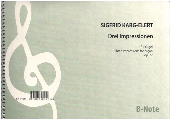 3 Impressions op.72  für Orgel  