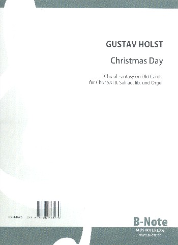 Christmas Day&nbsp;&nbsp;für gem Chor (Soli ad libitum) und Orgel&nbsp;&nbsp;Partitur