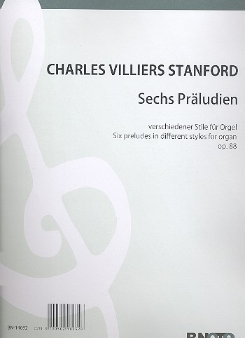 6 Präludien verschiedener Stile op.88  für Orgel  