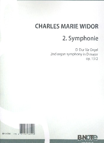 Sinfonie D-Dur op.13,2  für Orgel  