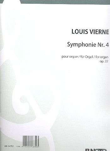 Symphonie g majeur no.4 op.32&nbsp;&nbsp;pour orgue&nbsp;&nbsp;