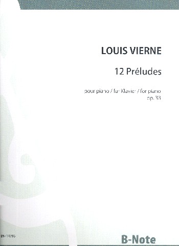 12 Préludes op.38  für Klavier  
