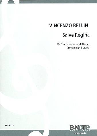 Salve Regina&nbsp;&nbsp;für Gesang und Klavier&nbsp;&nbsp;Partitur