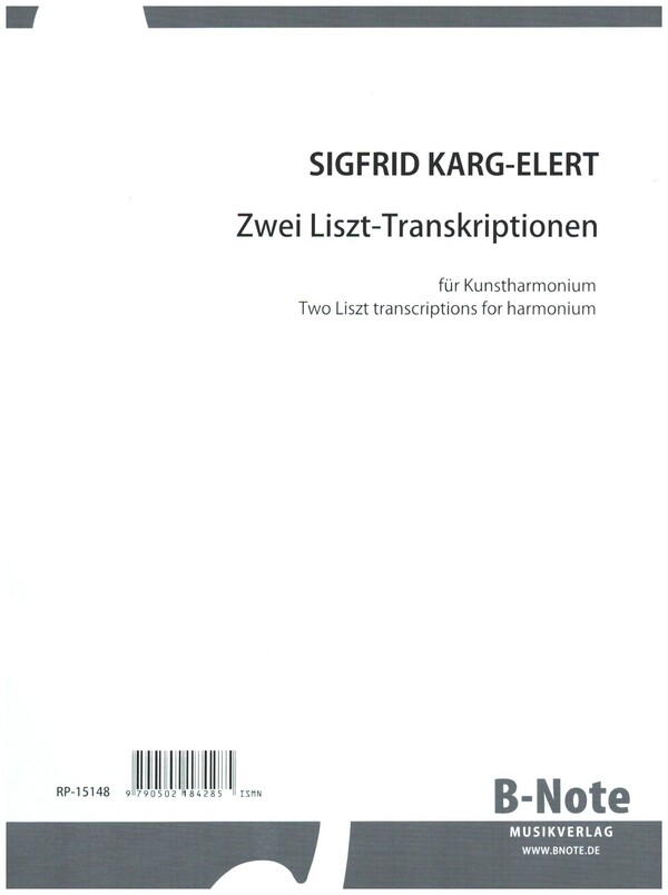2 Liszt-Transkriptionen  für Kunstharmonium  