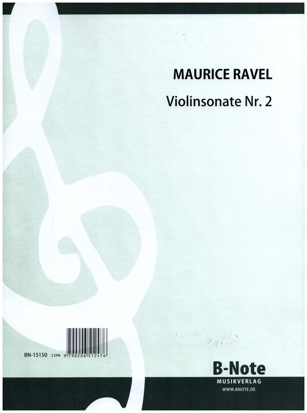 Sonate Nr.2&nbsp;&nbsp;für Violine und Klavier&nbsp;&nbsp;