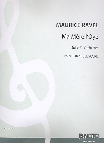 Ma mère l'oye&nbsp;&nbsp;für Orchester&nbsp;&nbsp;Partitur