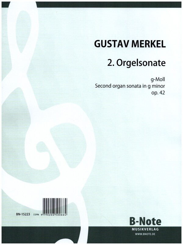 Orgelsonate Nr.2 g-Moll op.42  für Orgel  