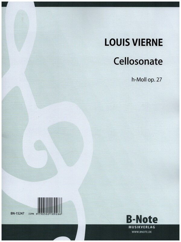 Cellosonate h-Moll op.27  für Violoncello und Klavier  