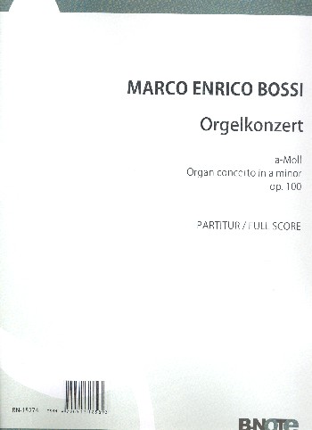 Konzert a-Moll op.100  für Orgel und Orchester  Partitur