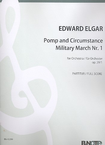 Pomp and Circumstance March D-Dur op.39,1&nbsp;&nbsp;für Orchester&nbsp;&nbsp;Partitur