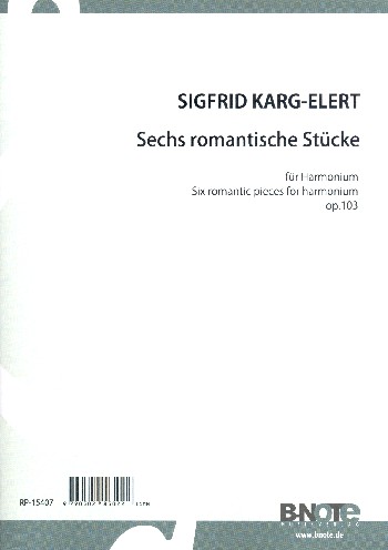 6 romantische Stücke op.103  für Harmonium  