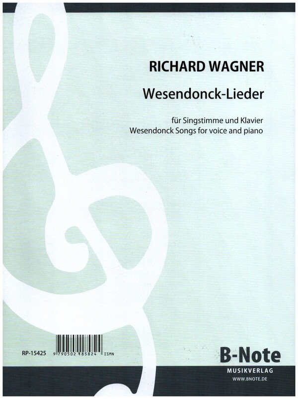 Wesendonck-Lieder&nbsp;&nbsp;für Gesang und Klavier&nbsp;&nbsp;Partitur (dt/en)