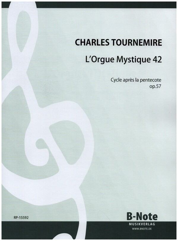 L'Orgue Mystique 42 op.57  für Orgel  