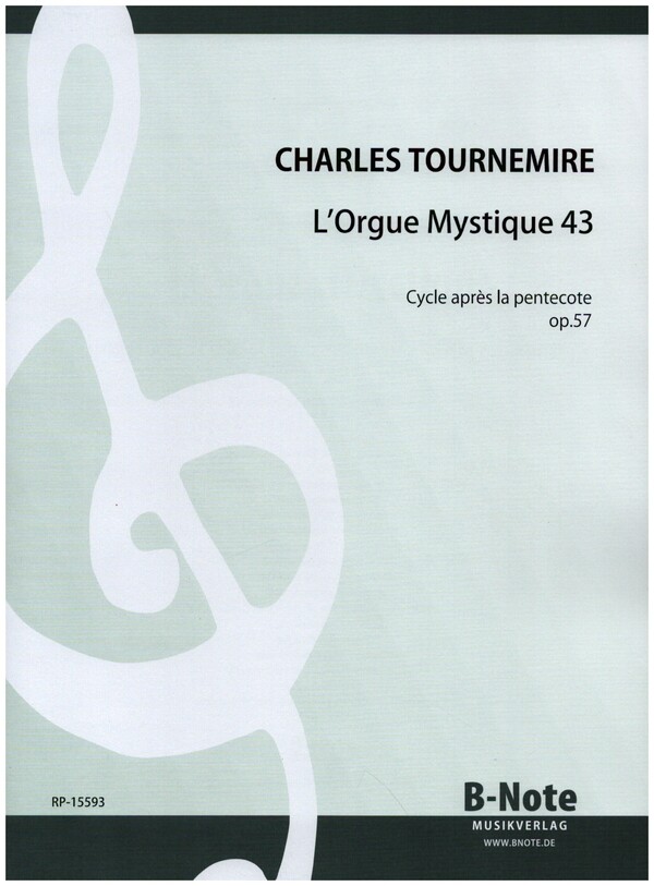 L'Orgue Mystique 43 op.57  für Orgel  