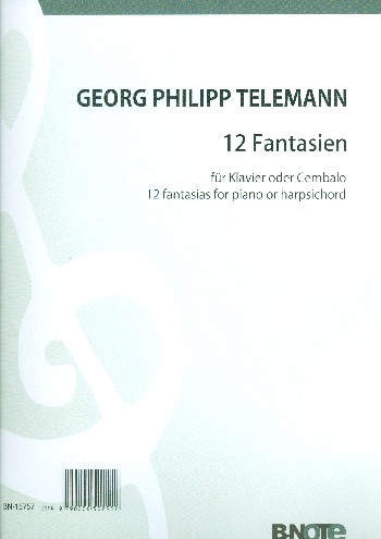 12 Fantasien:  für Klavier (Cembalo)  