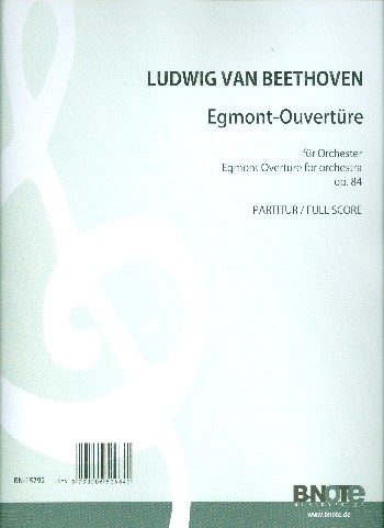 Egmont-Ouvertüre op.84&nbsp;&nbsp;für Orchester&nbsp;&nbsp;Partitur