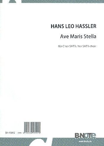 Ave Maris Stella  für gem Chor a cappella  Partitur