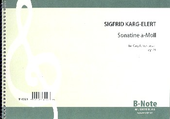 Sonatine a-Moll op.74&nbsp;&nbsp;für Orgel&nbsp;&nbsp;